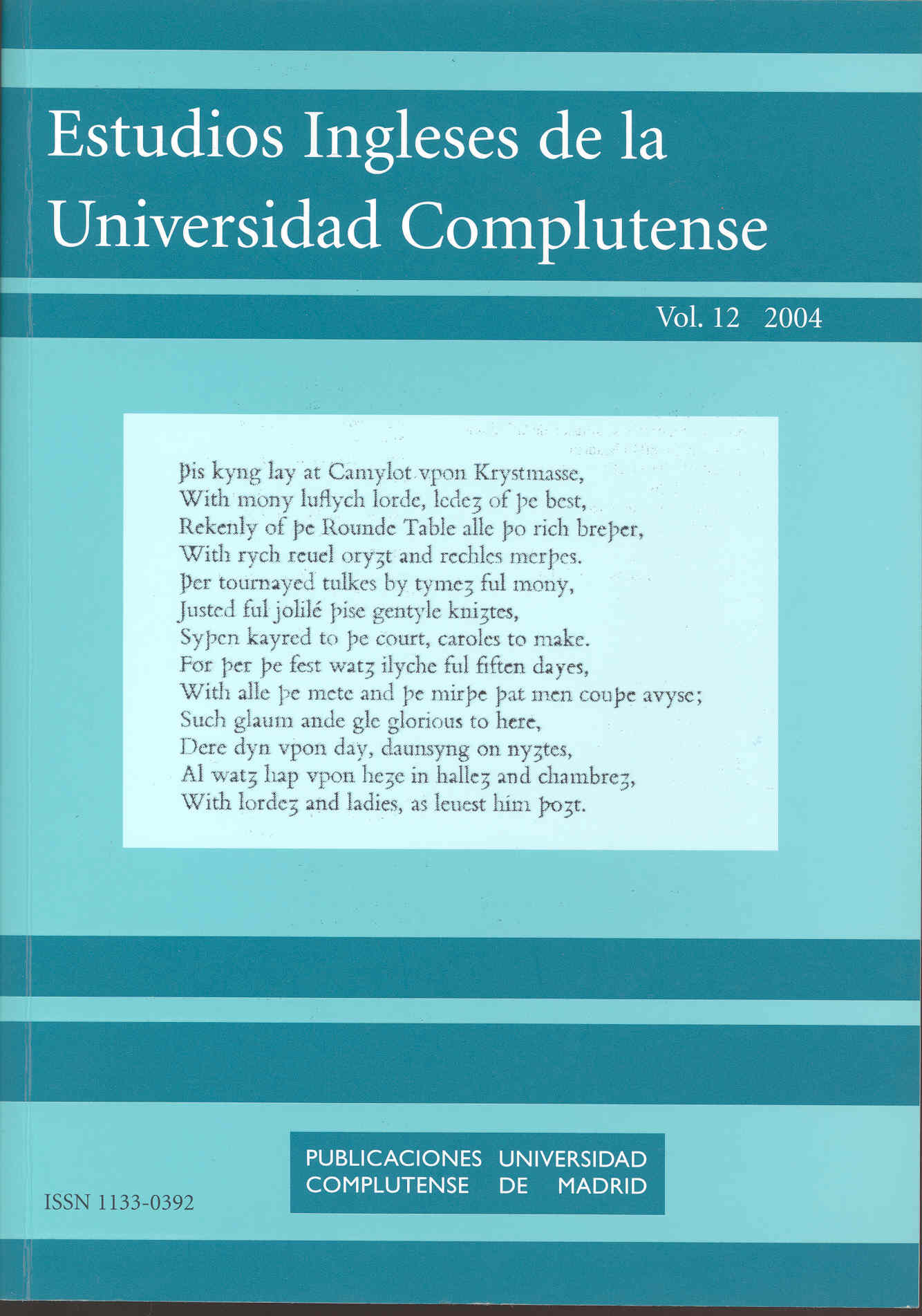 Portada de la revista