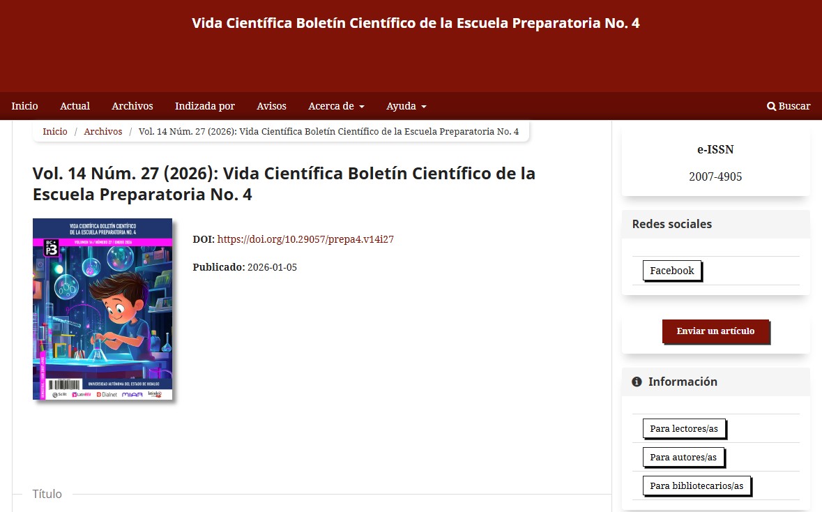 Portada de la revista